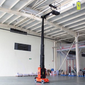 12m Electric Hydraulic <b>Vertical</b> Aluminum Alloy Double <b>Mast</b> <b>Lift</b> Platform - Product Image 6