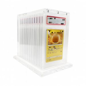 Estuche de Almacenamiento para Tarjetas Acrílicas Graduadas FX, Caja Organizadora Transparente Portátil para 12 Slabs BGS CGC, para Colección de Tarjetas Coleccionables - Product Image 1