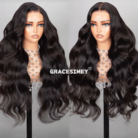 Perruques Lace Front en cheveux humains vietnamiens bruts, ondulées, sans colle, avec dentelle HD, vente en gros pour femmes noires