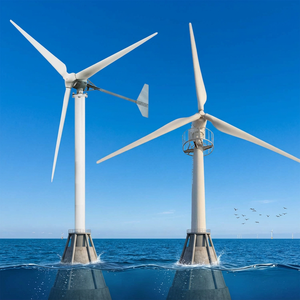Generadores Eólicos Horizontales de Alta Eficiencia con Accionamiento Directo por Imán, Aspas de Fibra de Vidrio, 3 Aspas, Diámetro del Rotor de 19 m, 100 kW - Product Image 3