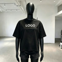 T-shirt en coton surdimensionné personnalisé pour hommes, taille US, vente en gros, prix bas, haute qualité, coupe courte et carrée, vêtements pour hommes