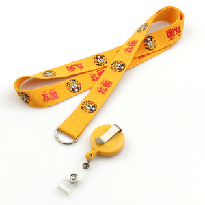 Mẫu Miễn Phí Dây Đeo Cổ In Chuyển Nhiệt Tùy Chỉnh Được In Bằng Nhựa Abs Có Thể Thu Gọn Cuộn Dây Giữ Thẻ Id Kéo Lấy Mẫu - Product Image 2