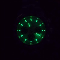 39mm Herren Modifizierte Quarz-Chronograph-Uhr mit Stahlgehäuse, Schwarzer Keramik-Lünette, Saphirglas, Passend für VK63 Uhrwerk, MOQ 1