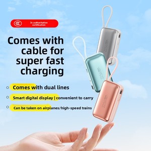Banco de Energía de Gran Capacidad de 22.5W y 50000mAh, Cargador Portátil Rápido PD20W, Batería <span class=keywords><strong>Externa</strong></span> para Xiaomi, Samsung, <span class=keywords><strong>iPhone</strong></span> - Product Image 1