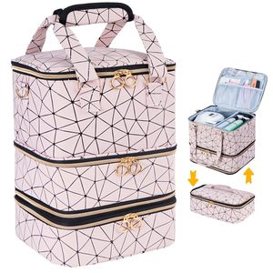 Échantillon Gratuit : Trousse de Manucure Portable Vintage Léopard en Aluminium avec Fermeture Éclair pour Fournitures de Vernis à Ongles et Cadeaux - Product Image 4