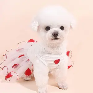 ZYZ PET tatil açık köpek giysileri kıyafet, küçük köpekler için köpek giysileri, köpek elbise shirt sevgililer seti