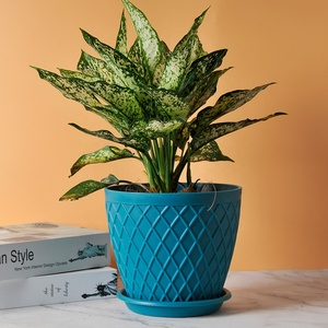10 PCS European Style Modern <strong>Table</strong> Indoor Outdoor Color Mixed <strong>Plastic</strong> Flower <strong>Pots</strong> Set - Product Image 5