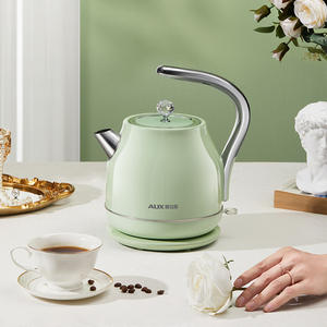 กาต้มน้ำไฟฟ้า AUX Retro ขนาด 1.5 ลิตร สแตนเลสสตีล ปิดอัตโนมัติ พร้อมฟังก์ชั่นอุ่นร้อน สำหรับใช้ในบ้านและหอพัก - Product Image 3