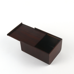 Boîte à mouchoirs domestique moderne rectangle durable et peu encombrante Vaisselle en bois créative personnalisée avec porte-papier amovible en bambou - Product Image 3