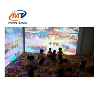 Logiciel de projection 3D pour centre de jeux pour petites entreprises Projecteur mural interactif pour enfants jouant à des jeux pour aire de jeux