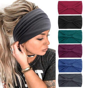 Fascia per Capelli Elastica Monocolore per Donna, Stile Europeo e Americano, per Uso Quotidiano e Feste, Miglior Qualità e Prezzo - Product Image 1