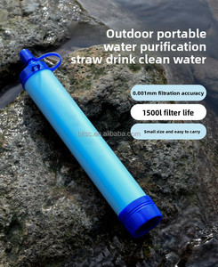 定制便携式饮用水过滤吸管系统净水过滤器户外应急饮用水过滤净化器 - Product Image 3