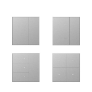 Luxuriöser C1 Ultradünner Schalter mit Frosted-Glasplatte, Unterputz-Wandschalter und Steckdosen für Zuhause, Büro und Hotel - Product Image 2