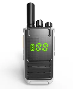 Portátil 4G LTE GPS GSM WLAN WiFi Tarjeta SIM dual Radio bidireccional Smartphone Poc Walkie Talkie Android Zello