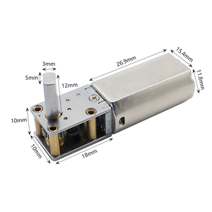 하이 퀄리티 <span class=keywords><strong>DC</strong></span> 모터, 16mm 기어 박스 050 030 12v 웜 기어 모터 - Product Image 1