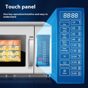 Smad 34L 1800W Commercial Countertop <b>Microwave</b> Oven Stainless Steel Housing Digital Touch Control Energy Class A+++ 1.2Cuft 34L - Product Image 3