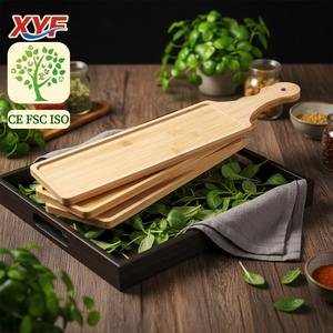 <span class=keywords><strong>Planche</strong></span> à fromage en bambou avec poignée, plateau de découpe carré écologique pour fromage et viande, cadeau pour femme, ustensiles de cuisine, Noël - Product Image 1