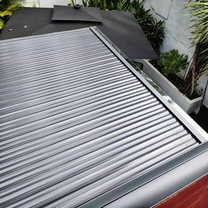 <span class=keywords><strong>Volet</strong></span> <span class=keywords><strong>roulant</strong></span> automatique télécommandé en alliage d'aluminium Mingkai pour véranda, isolation thermique, pare-soleil uni - Product Image 3