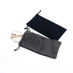 Custom logo con coulisse in tessuto microfibra occhiali da sole gadget pulizia custodia - Product Image 2