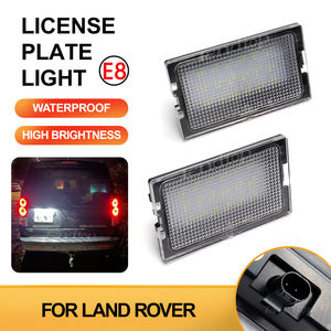 Lampu plat nomor LED, lampu plat nomor plat nomor untuk Land Rover Discovery <span class=keywords><strong>3</strong></span> 4 Freelander <span class=keywords><strong>2</strong></span> Range Rover Sport Tail plat nomor 2pcs - Product Image 5