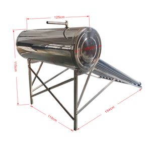 태양열 히터 150L 200L 240L 300L 가정용 태양열 온수기 시스템 태양열 키마크 인증 - Product Image 5