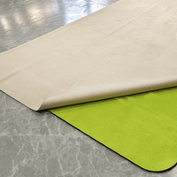 Toalla de esterilla de Yoga de gamuza de Color beige rosa superabsorbente de alta calidad antideslizante para Yoga caliente
