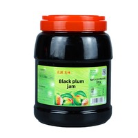 Saus Teh Selai Plum Hitam Taihu Meilin Wumei 3kg 1 Kaleng Untuk Penggunaan Komersial pada Teh Susu & Kue Tanpa Bahan Tambahan