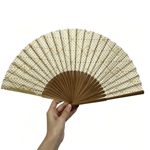 BSBH 2026 – Éventails pliables portables de luxe personnalisés <span class=keywords><strong>en</strong></span> tissu et <span class=keywords><strong>bambou</strong></span>, les plus vendus – Artisanat promotionnel <span class=keywords><strong>en</strong></span> <span class=keywords><strong>bambou</strong></span> - Product Image 2