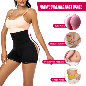 กางเกงยกกระชับสะโพกแบบซ่อนรูป ATBUTY พร้อมแผ่นเสริมสะโพก  กระชับสัดส่วน  สำหรับผู้หญิง  รับผลิตแบรนด์ส่วนตัว  ชุดกระชับสัดส่วนรัดเอว - Product Image 3