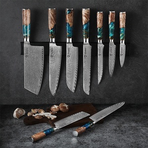 Set di Coltelli da Cucina in Acciaio Damascato Inossidabile <span class=keywords><strong>a</strong></span> Buon Prezzo, Innovazioni per la Casa, Migliori Coltelli Giapponesi per <span class=keywords><strong>Chef</strong></span> Domestici - Product Image 1