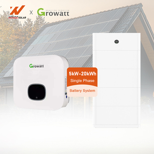 Sistema de baterías solares de litio todo en uno <span class=keywords><strong>Growatt</strong></span> Monofásico MIN <span class=keywords><strong>5000TL</strong></span> <span class=keywords><strong>XH</strong></span> 5kVa 6kW Inversor y batería residencial APX HV - Product Image 1