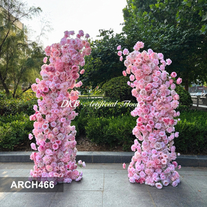 Arco de Flores de Seda Rosa de Alta Gama para Bodas, Festivales, Celebraciones Escolares y Decoración de Bodas, Venta al Por Mayor de Fábrica de Flores Artificiales - Product Image 3
