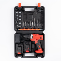 Perceuse à main multifonctionnelle, perceuse à percussion sans fil portable pour la maison, perceuse à batterie au lithium pour le commerce extérieur, tournevis électrique