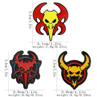 Broche tête de boeuf créative européenne américaine nouveau dessin animé tête de taureau rouge tête de buffle émail épinglette