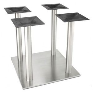 WEKIS Custom 201 304 Stainless Steel Portable Furniture <b>Table</b> <b>Adjustable</b> Round Trumpet Marble Coffee Dining Pedestal <b>Table</b> Base - Product Image 3