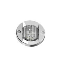 ANHEART 12V 135 Degrés Étanche blanc rond inox vitesse bateau navigation marine led poupe lumière