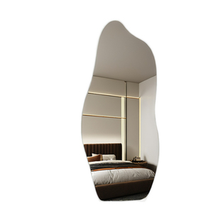 Specchio irregolare decorativo per la casa <span class=keywords><strong>Vintage</strong></span> moderno a corpo intero per la camera da letto ondulato <span class=keywords><strong>senza</strong></span> <span class=keywords><strong>cornice</strong></span> a LED specchio da parete - Product Image 6