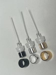 FEA15 Aluminium Crimp Parfumspuit Aluminium-Plastic Fijne Mistpomp Goud Zilver Zwart voor Glazen Parfumfles - Product Image 6