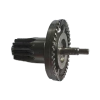 Mini pignon à crémaillère conique personnalisé en laiton de précision en acier inoxydable usiné CNC pour le forage et le brochage de robots