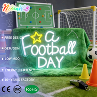Neonawall – Lumières LED Dimmables USB pour Jour et Nuit, Décoration Murale pour Bar, Chambre, Fête de Football, Salle de Jeu, Cadeau