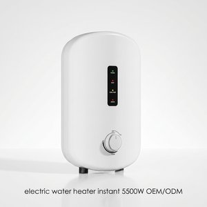 <span class=keywords><strong>Chauffe</strong></span>-<span class=keywords><strong>eau</strong></span> électrique instantané sans réservoir Mini 5500W pour cuisine, extérieur et camping-car, boîtier en plastique, usage domestique et garage - Product Image 1