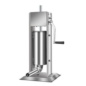 Embutidora de salchichas neumática eléctrica automática comercial Máquina de llenado de carne de acero inoxidable - Product Image 1