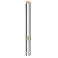 Pompe submersible multi-étages certifiée CE HOP pour puits profonds, haute pression, entièrement automatique, pour l'irrigation agricole, 0,75 CV, pompe à eau AC