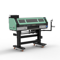 60cm 24 Zoll digitales T-Shirt Haustier direkt auf Film 4 i3200 Druck köpfe dtf Drucker mit Shake Powder Maschine a1