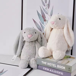 Toptan yüksek kalite süper yumuşak doldurulmuş hayvan tavşan oyuncak sevimli paskalya uzun kulak <span class=keywords><strong>Bunny</strong></span> tavşan peluş oyuncak için çocuklar için doğum günü hediyesi - Product Image 1