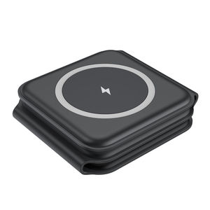 15W 3in1 Foldable Wireless Charger Magnetic Fast <b>Charging</b> <b>Station</b> <b>Phone</b> Stand Home/Business Mobile <b>Phone</b> Watch Microphone - Product Image 3
