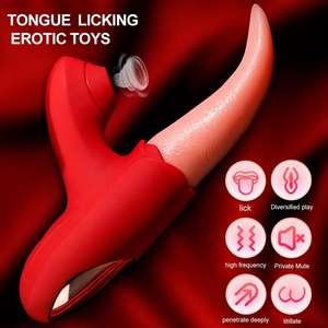 Productos Sexuales para Adultos al por Mayor, Vibrador Estimulador de Succión de Lengua, Bajo MOQ, Personalización, Fabricación de Juguetes Sexuales - Product Image 5