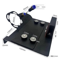 Outil universel de chanfreinage de carreaux à 45 degrés Support de support de meuleuse d'angle Barcker Convient pour un diamètre maximal de broche de 1.77in/45mm