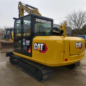 Excavatrice hydraulique Cat de 5 tonnes d'occasion avec 800 heures de service, cylindre de marque Poclain, pompe Kyb, faible consommation de carburant, certifiée CE - Product Image 5