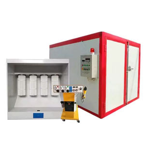 كشك الخبز المعالج بدرجة حرارة عالية ، أفران معالجة مسحوق الطلاء ، كابينة الطلاء القائمة على الماء مع آلة التخلص من الغاز - Product Image 5